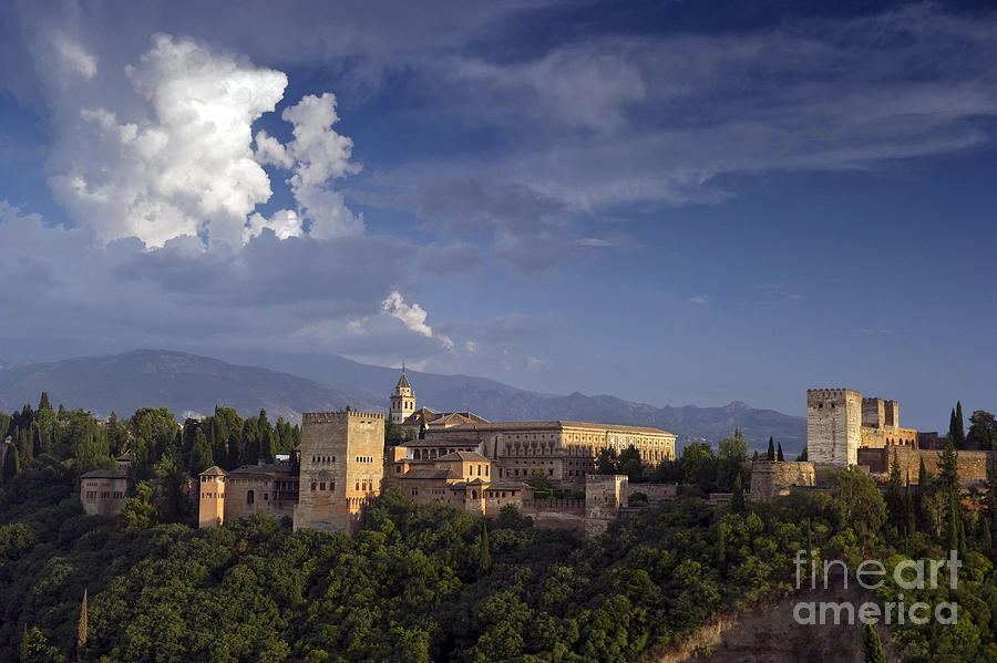 View Of The Alhambra, Granada, Spain Photograph by 