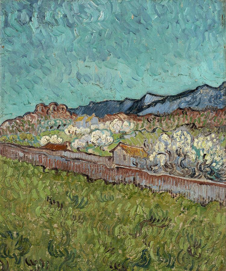 View of the Alpilles. Painting by Vincent van Gogh -1853-1890-