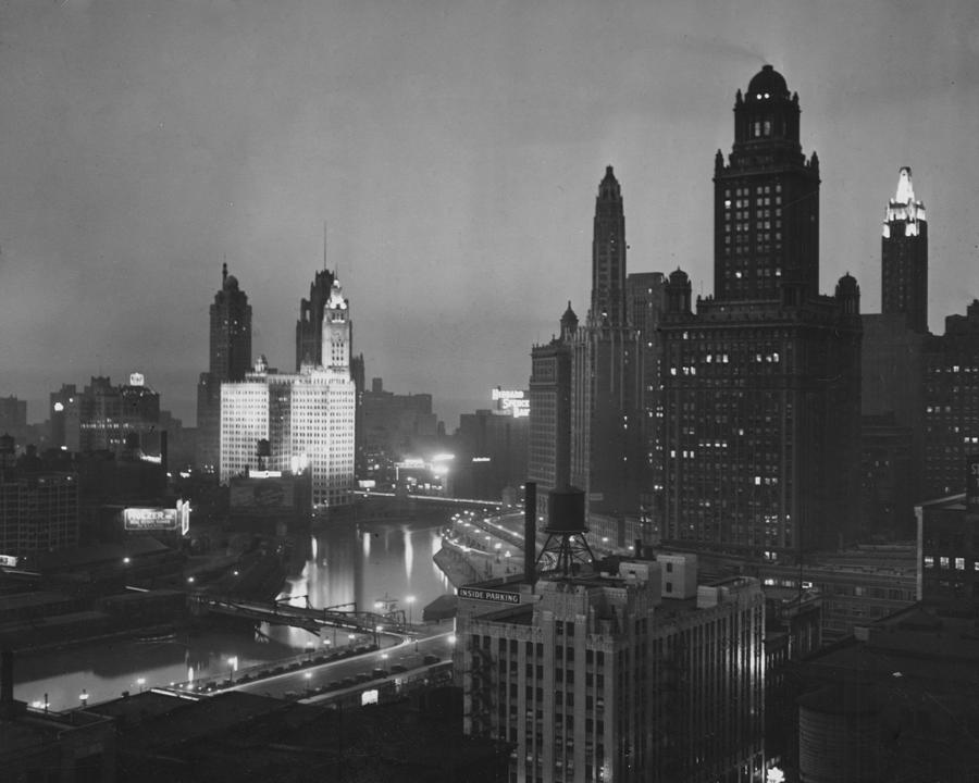 View Of The Chicago Skyline Photograph by Chicago History Museum