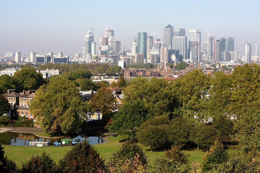 City Of London From Greenwich Hill Photograph