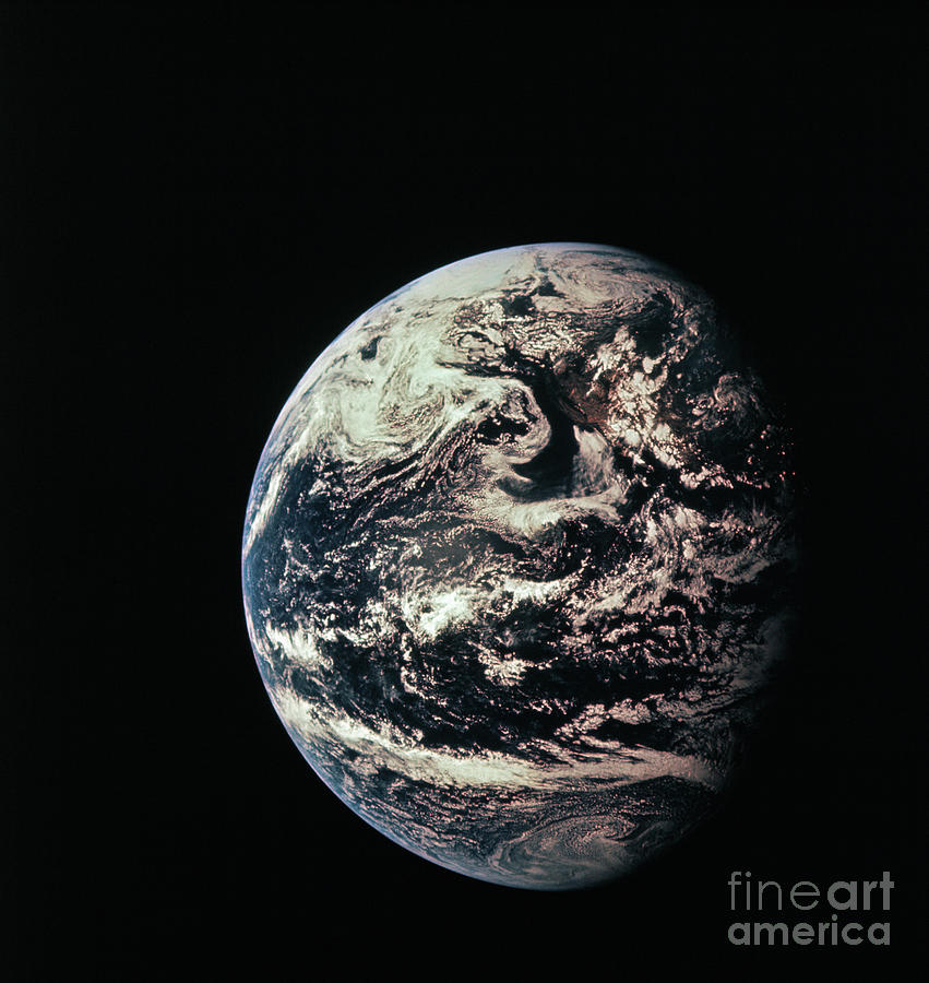 View Of The Earth From Apollo 11 Photograph by Bettmann