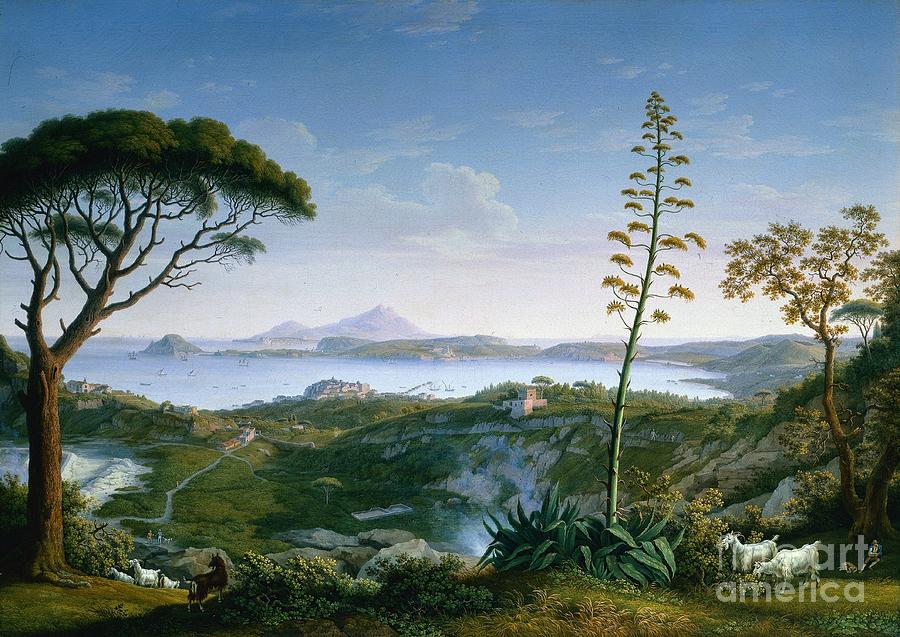 View Of The Gulf Of Pozzuoli Drawing by Heritage Images