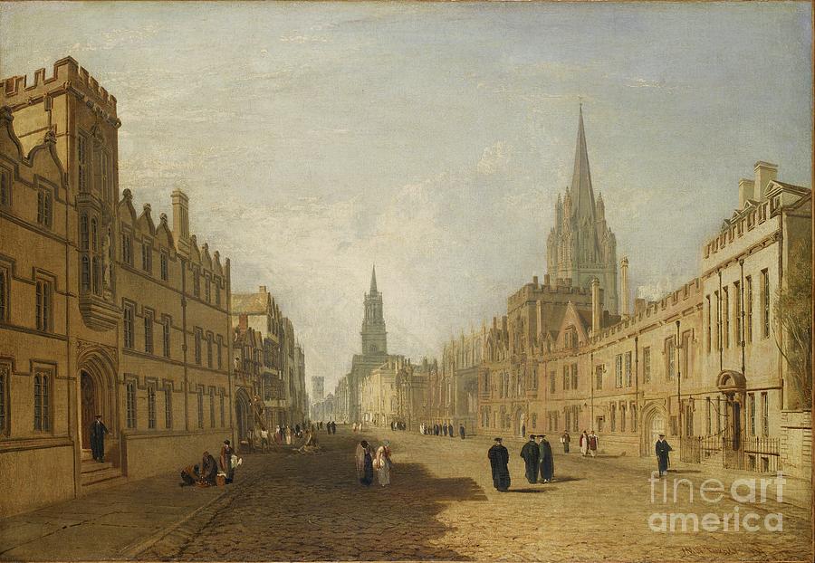 View Of The High Street Drawing by Heritage Images