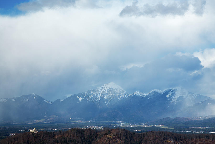 View of the Kamnik Alps Photograph by Ian Middleton