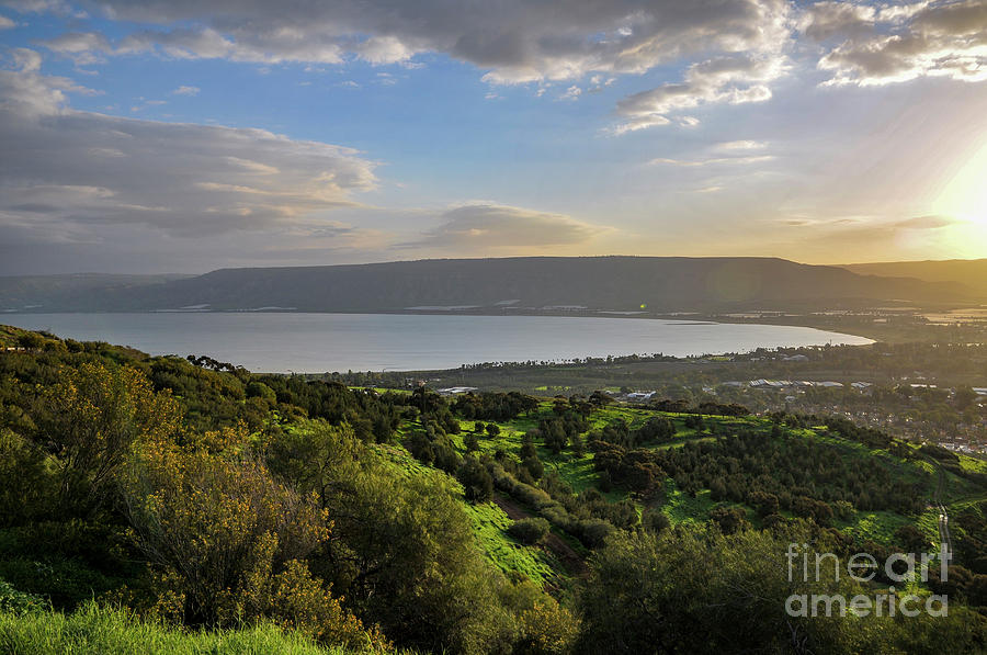 view of the Sea of Galilee g5 Photograph by Shay Levy