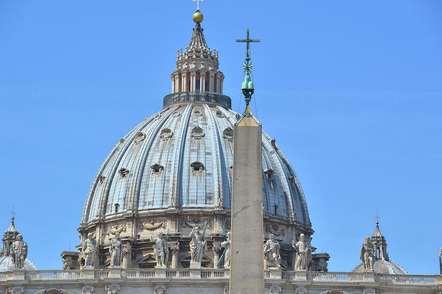 View Of The Vatican Dome Photograph by JAMART Photography