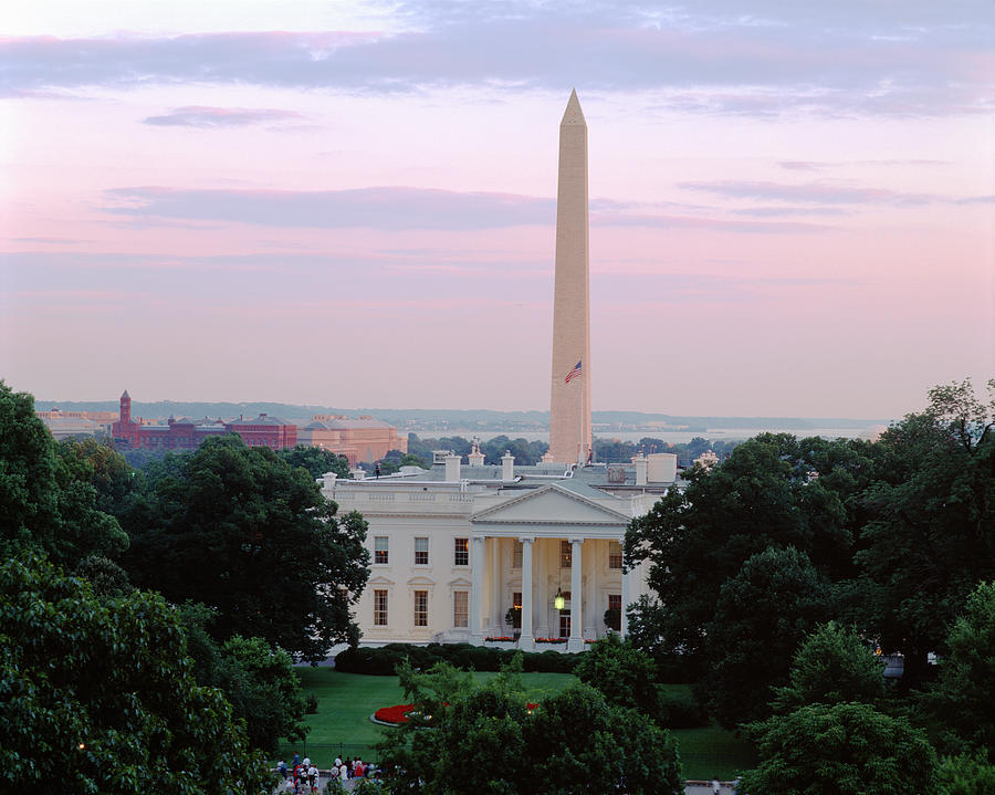 View Of The White House And Washington Photograph by Panoramic Images