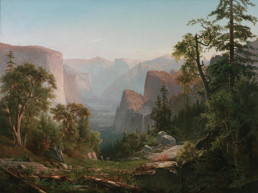 View Of The Yosemite Valley Photograph by The New York Historical Society