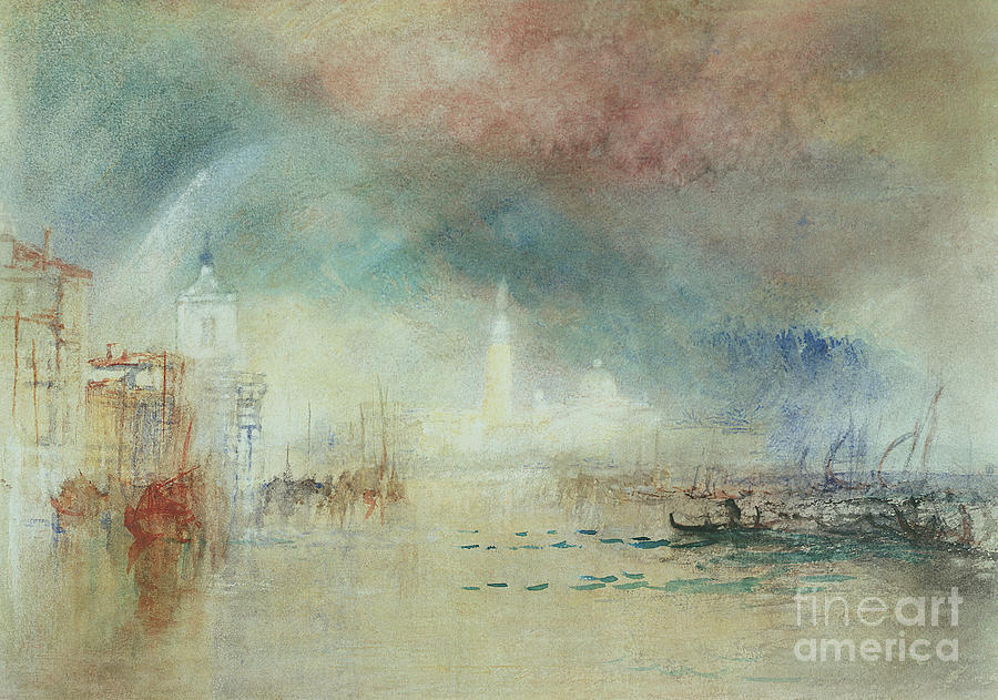 View Of Venice From La Giudecca Painting by Joseph Mallord William Turner