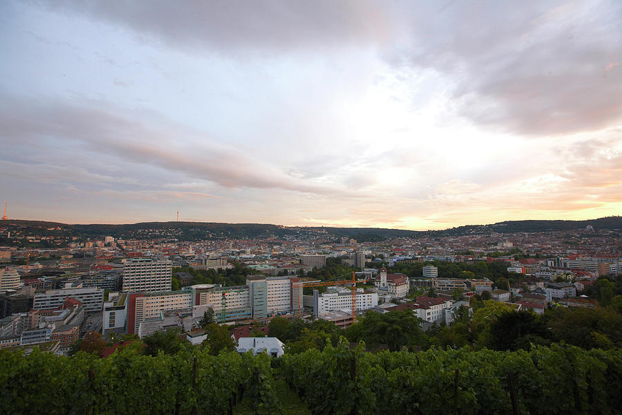 View Of Vineyard And Cityscape In Stuttgart, Germany Photograph by Moritz Hoffmann Photography Fr Thm