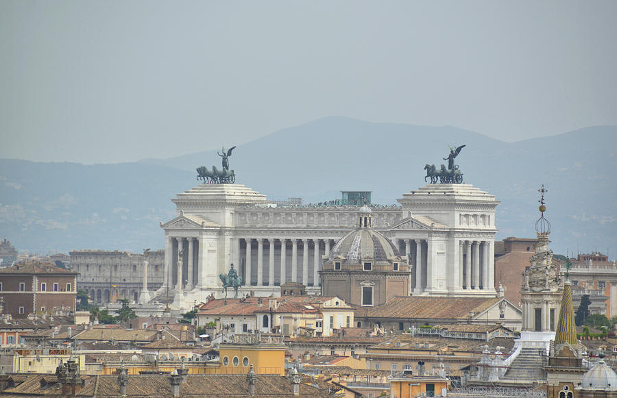 View Of Vittoriano Photograph by JAMART Photography