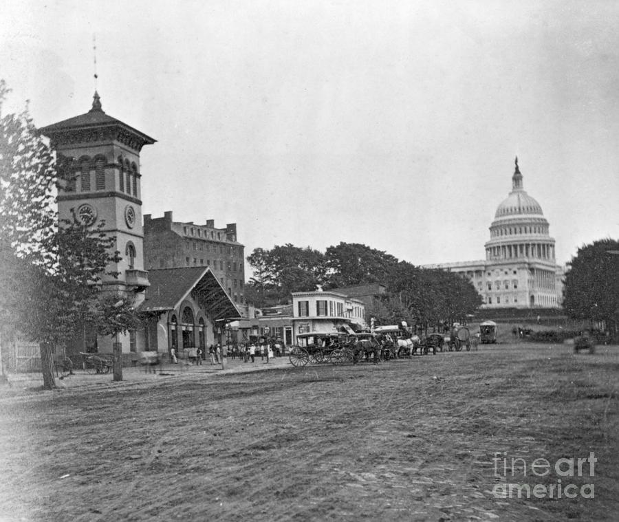 View Of Washington Depot Of Railroad Photograph by Bettmann