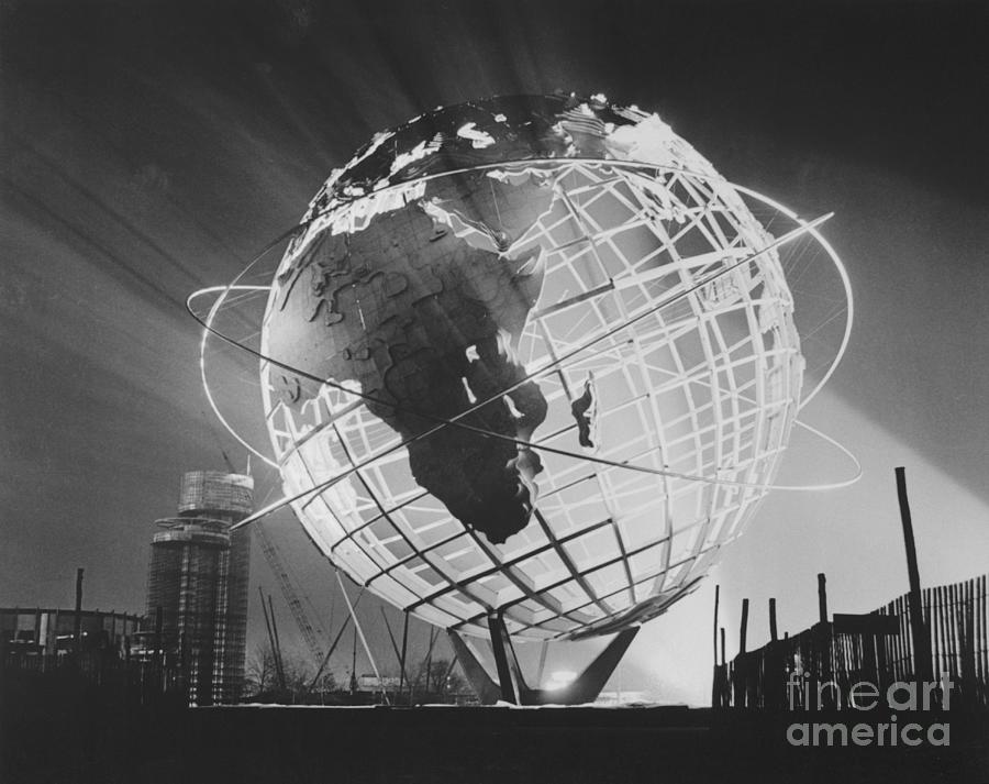 View Of Worlds Fair Symbol by Bettmann