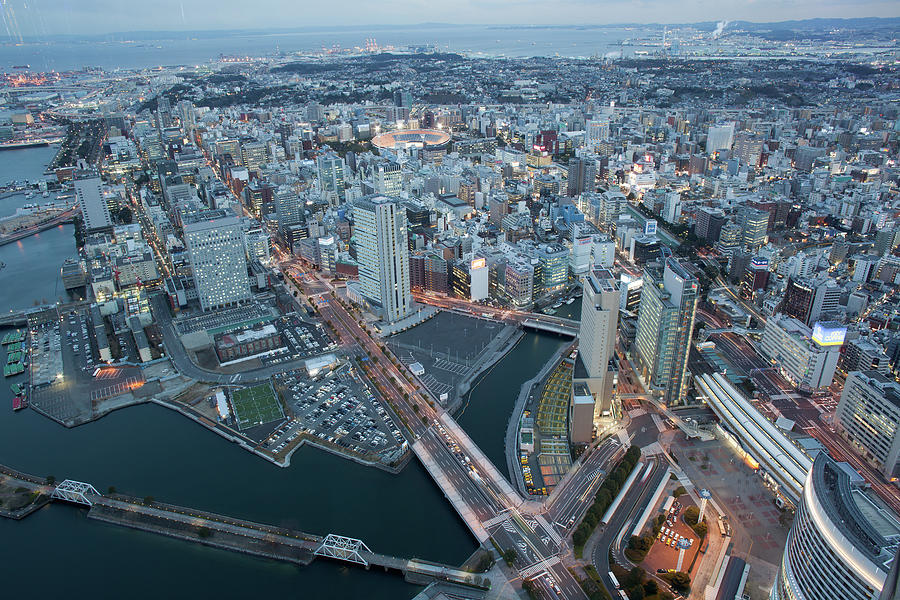 View Of Yokohama Photograph by Alexey Kopytko