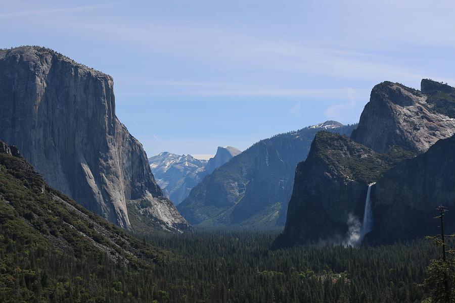 View of Yosemite Valley  Photograph by Christy Pooschke