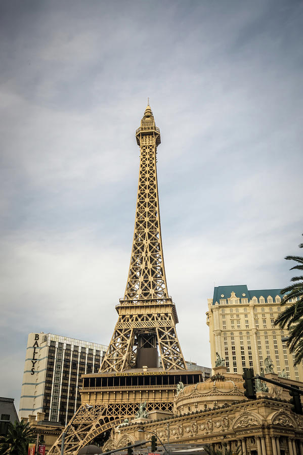 View on the replica of Eiffel Tower at Paris Hotel  Photograph by Alex Grichenko