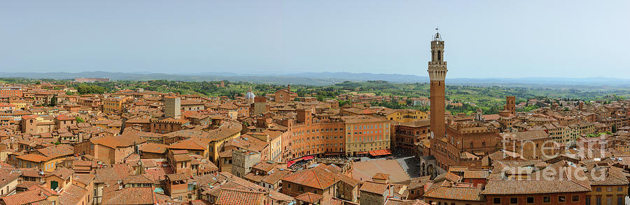 View over Siena, Italy Photograph by Henk Meijer Photography