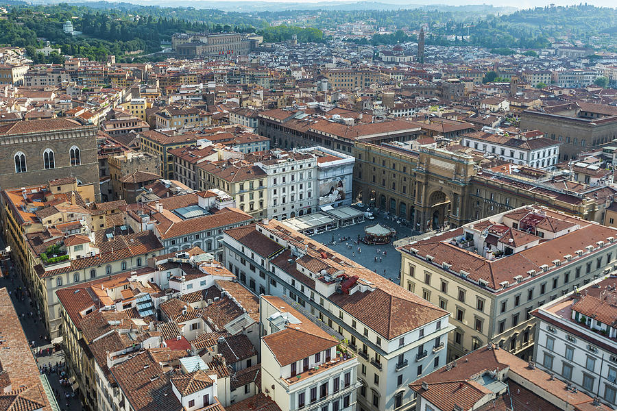 View Over The City Of Florence In Italy Photograph by Manuel Bischof
