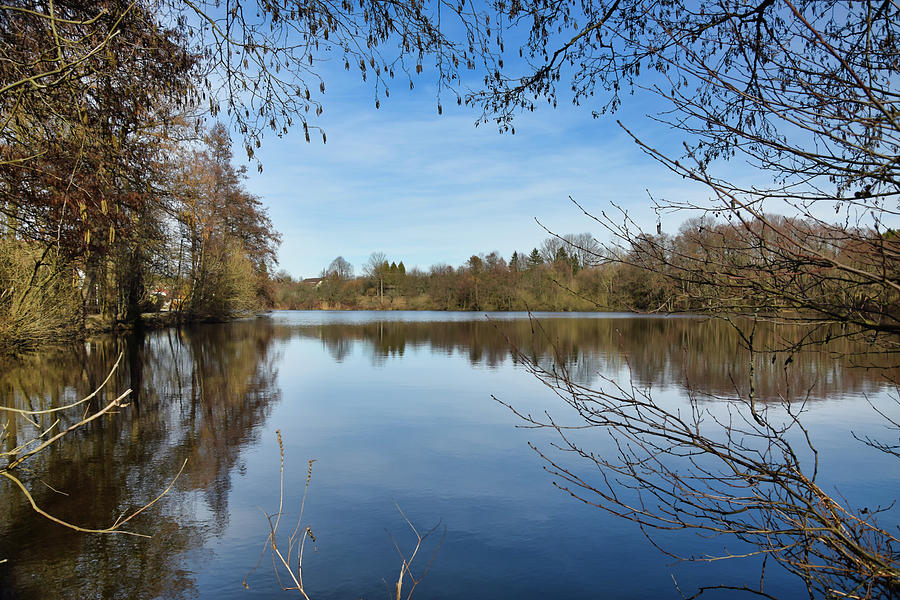 View over the Zlatuska pond Photograph by Klara Hlavacova - Fine Art ...