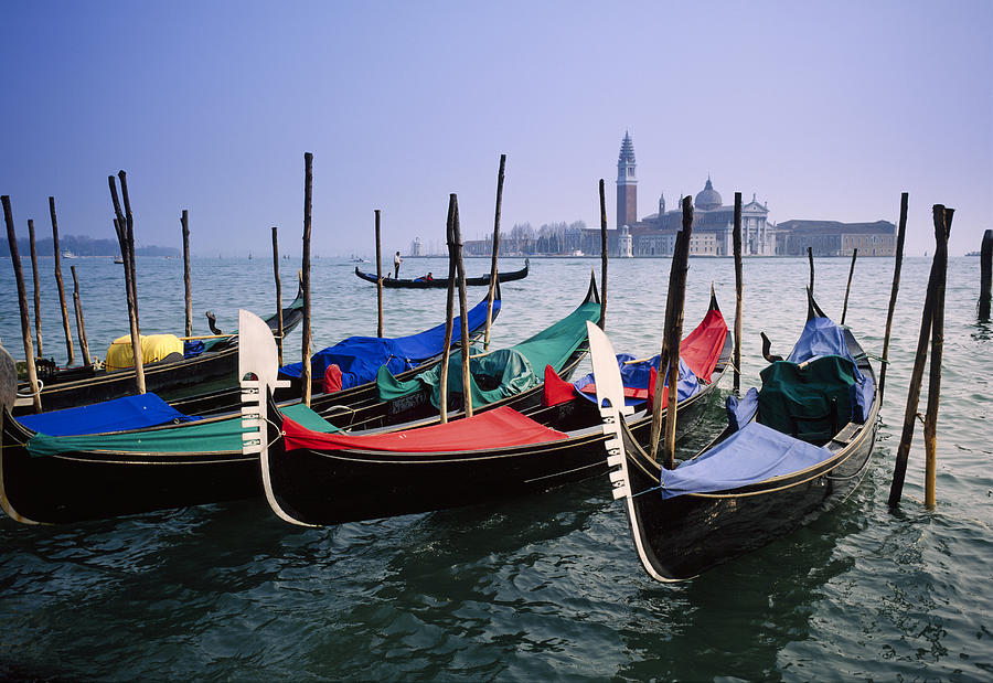 View Past Docked Gondolas Towards Photograph by Roy Rainford / Robertharding View Past Docked Gondolas Towards Photograph by Roy Rainford / Robertharding