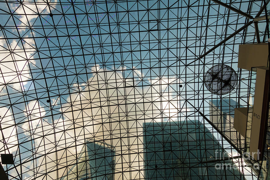 Moscow Photograph - View Through Glass Roof by Wladimir Bulgar/science Photo Library