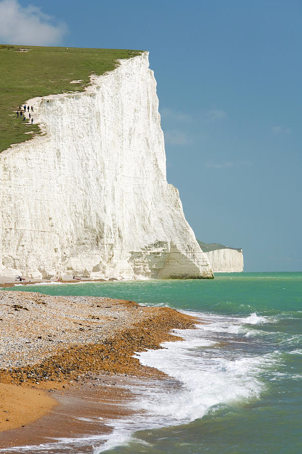 View To The Seven Sisters, East Sussex Photograph by David C Tomlinson