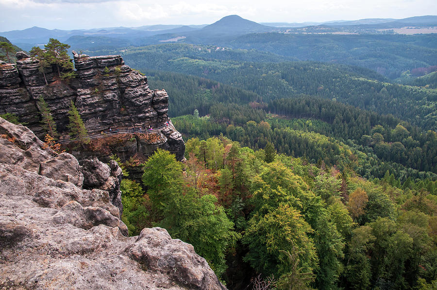 View to Valley. Bohemian Switzerland Photograph by Jenny Rainbow
