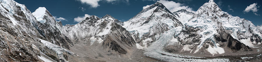 View Towards Everest From Pumori Base Photograph by Brad Jackson