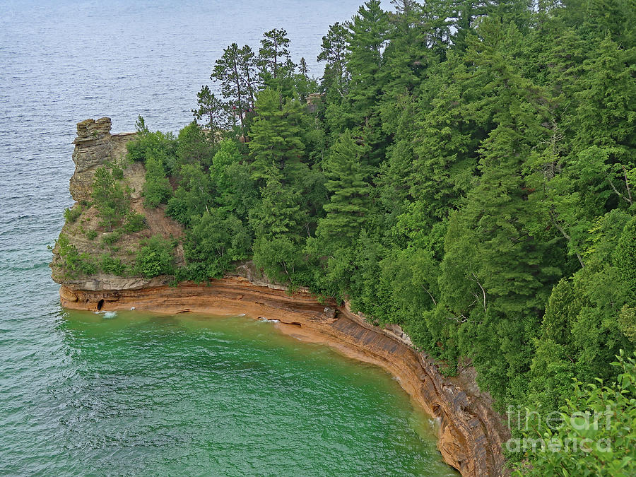 Viewing Miners Castle Photograph