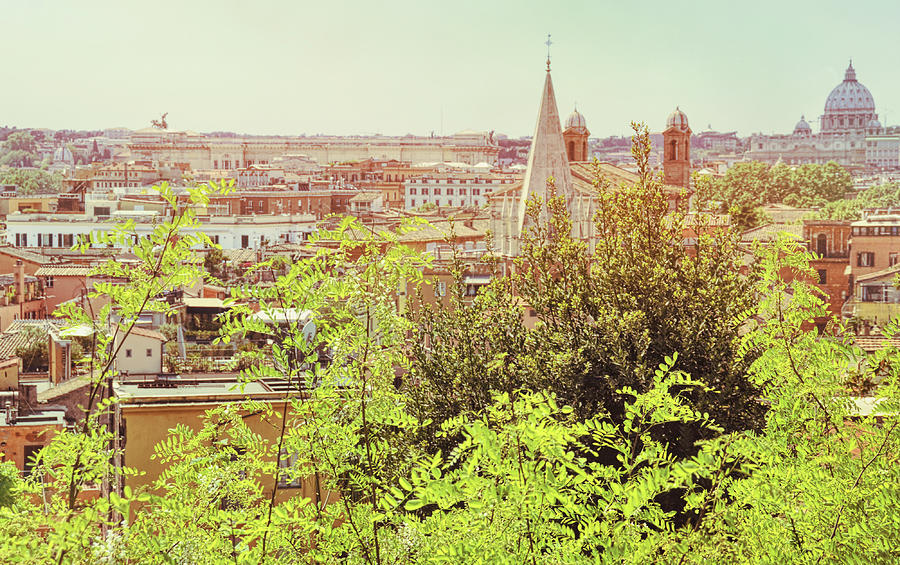 Views Over Rome Photograph by JAMART Photography