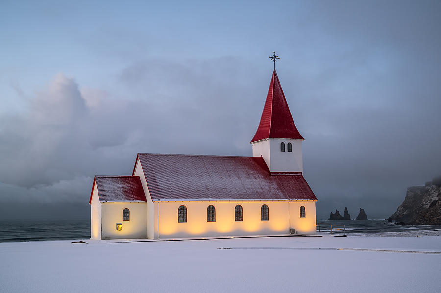 Vik I Myrdal Church Photograph by Marc Van Oostrum - Fine Art America