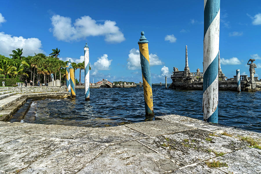 Villa Vizcaya In Miami Digital Art by Laura Zeid