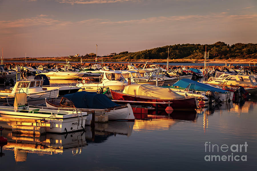 Village harbour Sweden Photograph by Sophie McAulay