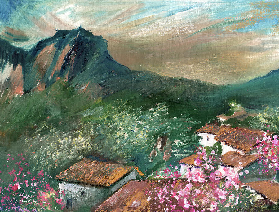 Village On The Costa Blanca 02 Painting