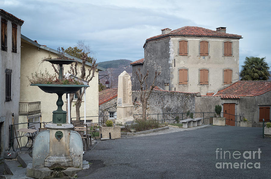Village Square, South France Photograph by Perry Rodriguez