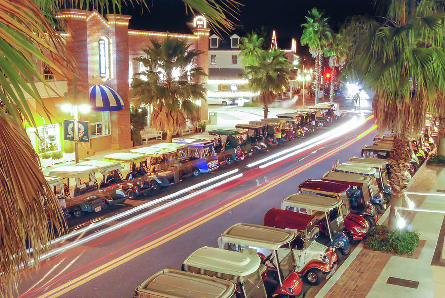 The Villages Photograph - Villages Nightlife by Mike OShell