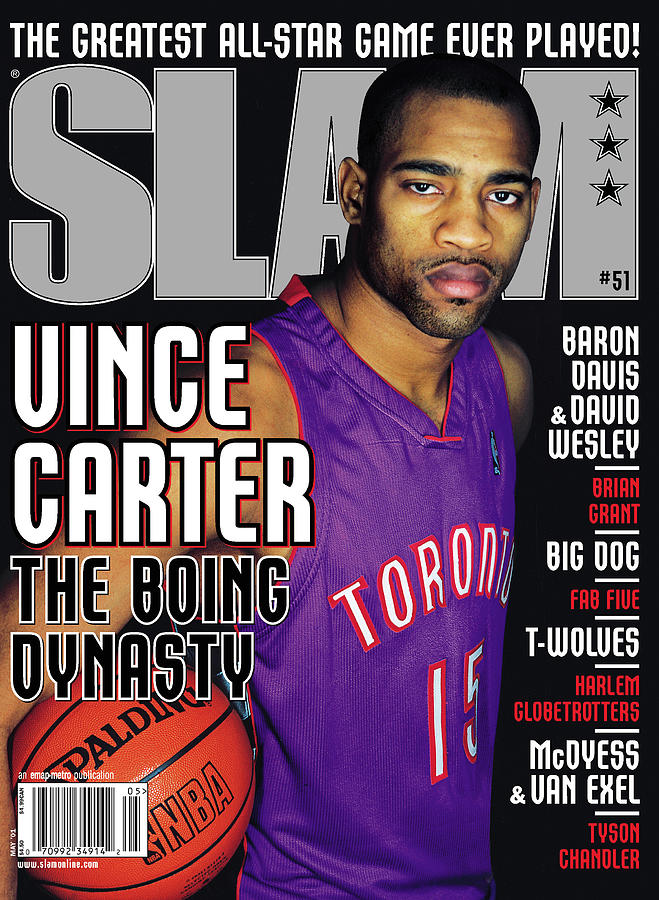 Vince Carter: The Boing Dynasty SLAM Cover Photograph by Clay Patrick McBride