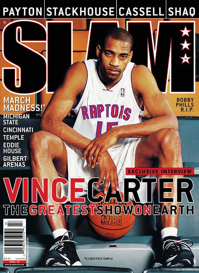 Vince Carter Photograph - Vince Carter: The Greatest Show On Earth SLAM Cover by Clay Patrick McBride