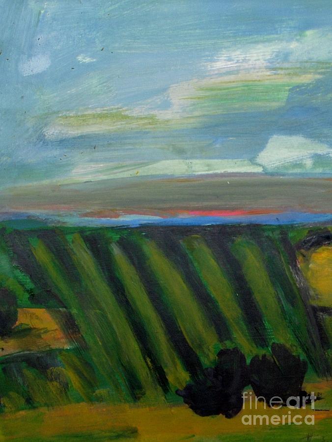 Vine Yard Painting - Vine Yard by Vesna Antic Vine Yard Painting - Vine Yard by Vesna Antic