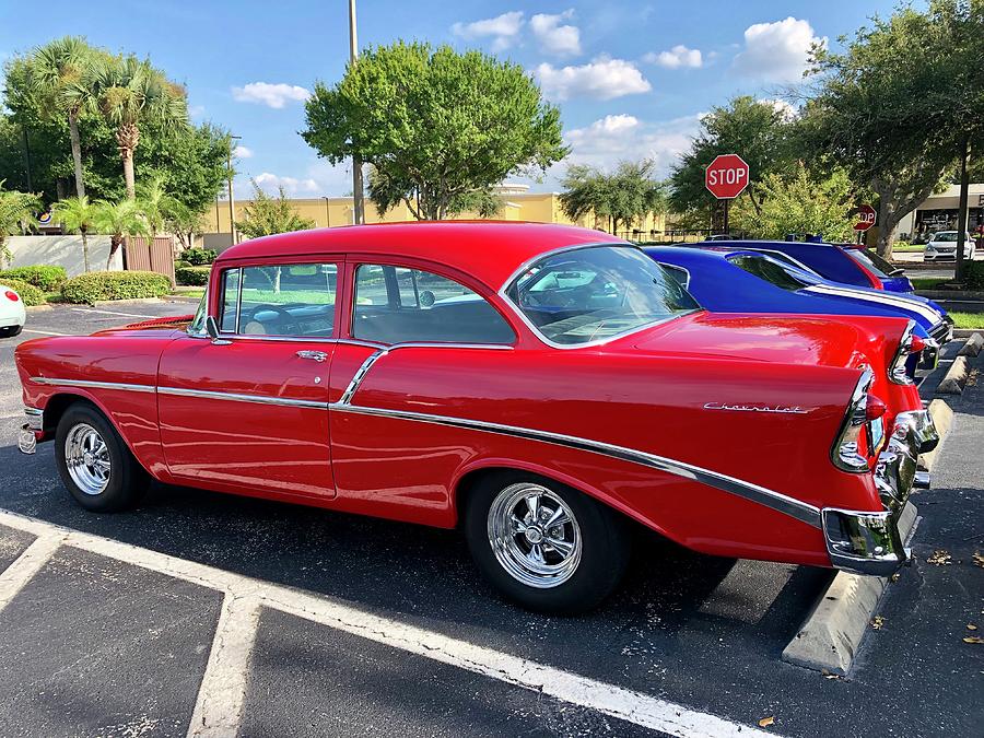 Vintage 1956 Chevy Bel Air Photograph by Denise Mazzocco - Pixels