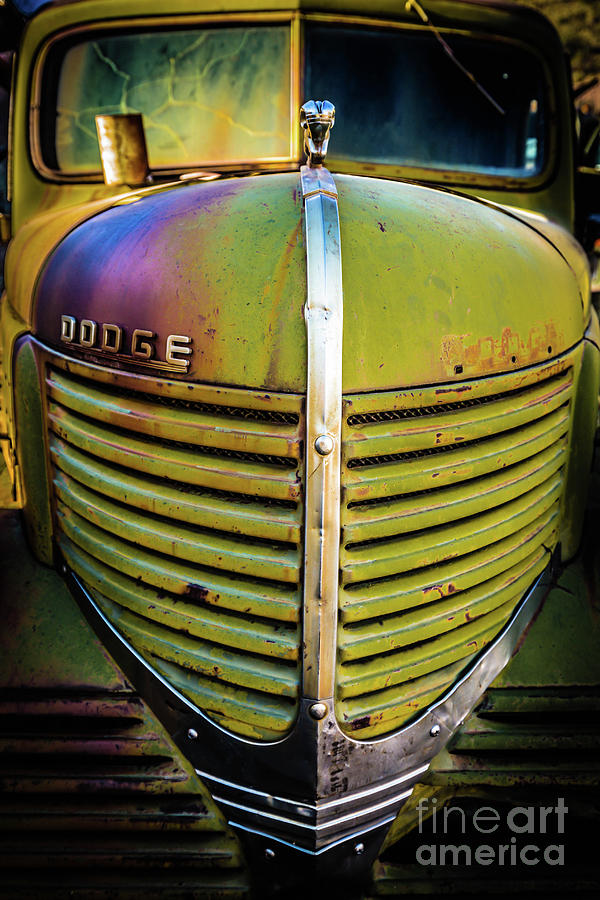 Phoenix Photograph - Vintage Abandoned Dodge Truck by Edward Fielding