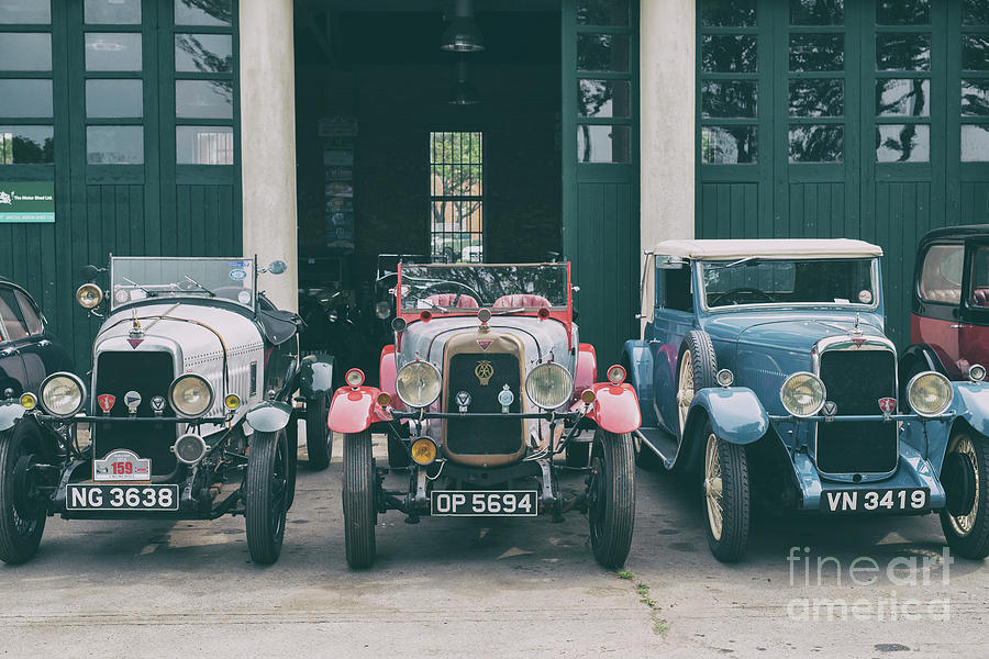 Vintage Alvis Cars at Bicester Heritage Centre Photograph by Tim Gainey