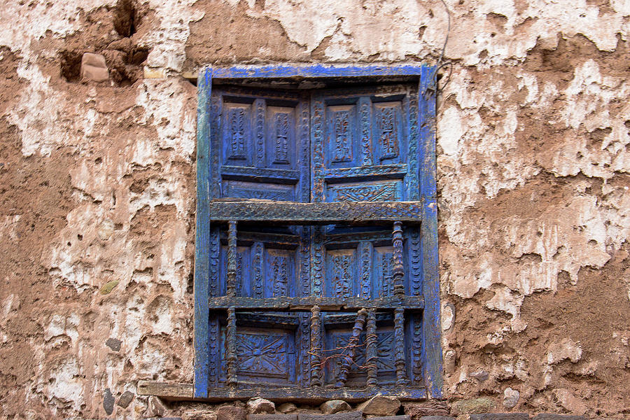 Vintage Blue Shutters Photograph by Amy Sorvillo