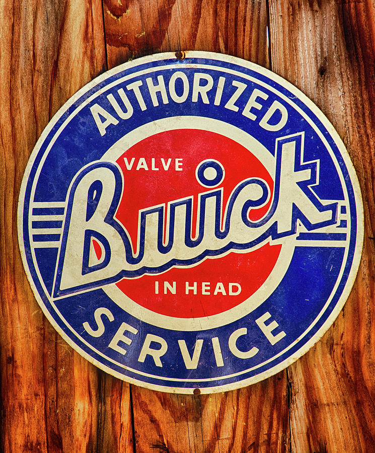 Vintage Buick Service Sign Photograph by Saija Lehtonen