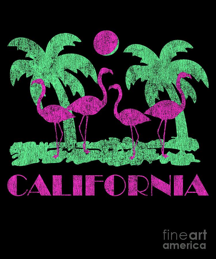 Vintage California Pink Flamingos by Flippin Sweet Gear Vintage California Pink Flamingos by Flippin Sweet Gear