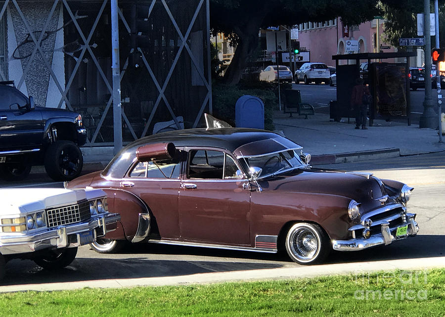 Vintage car. Dark-brown Photograph by Sofia Goldberg - Fine Art America