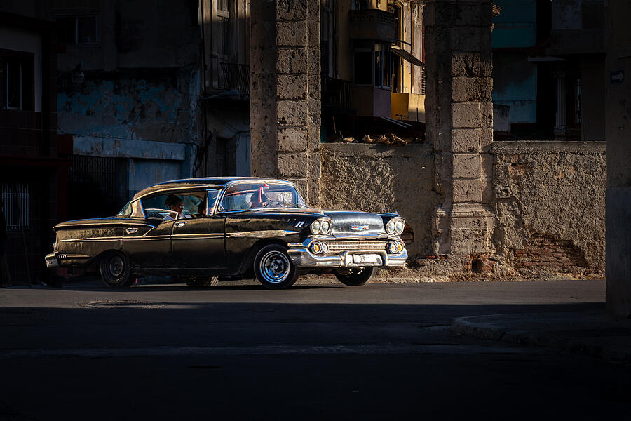 Vintage Car In Havana Photograph by Dieter Reichelt
