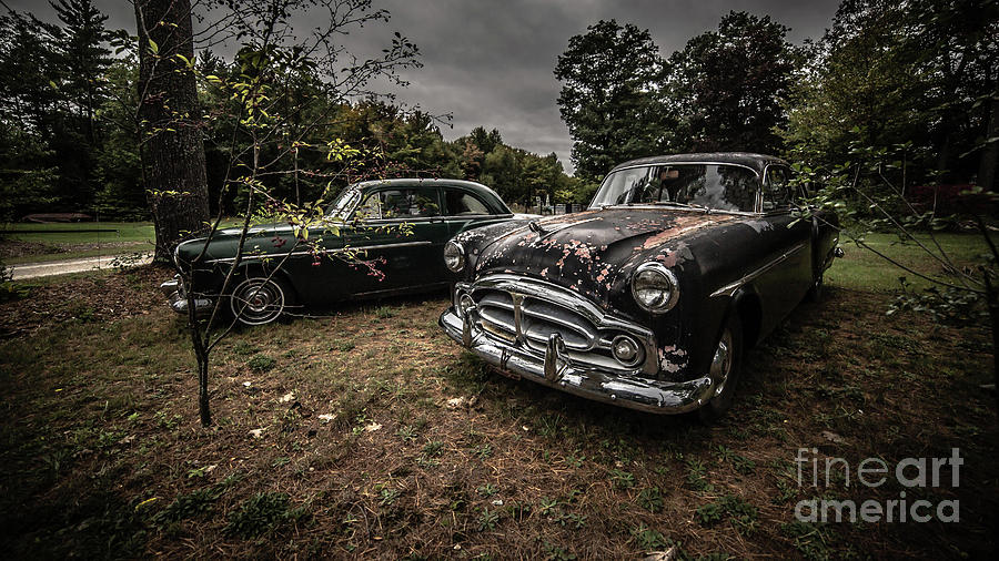 Vintage Cars Goshen NH Photograph by Edward Fielding