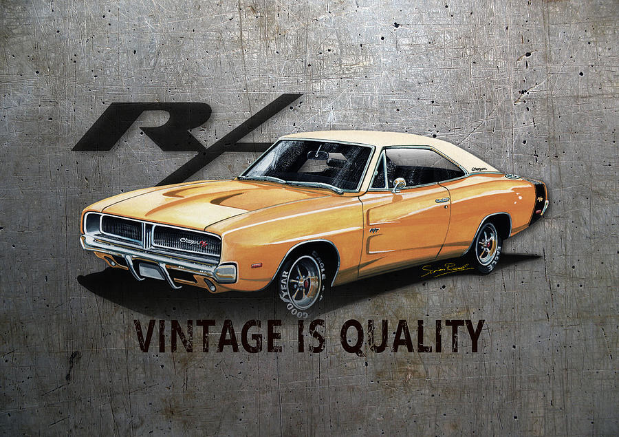 Vintage Charger Mixed Media by Simon Read
