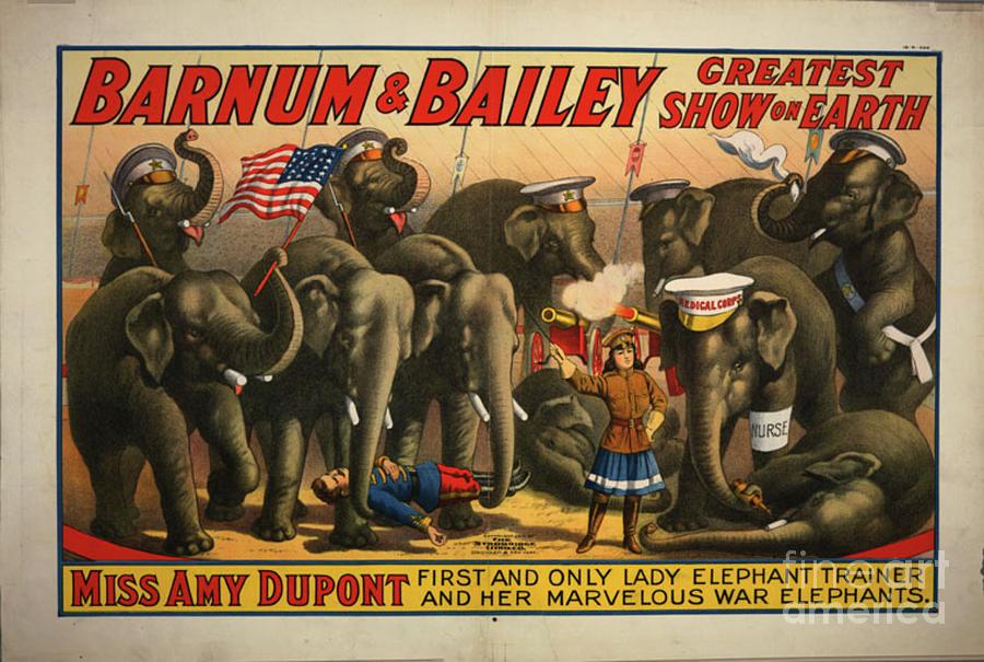 Vintage Circus Poster Onesie by Esoterica Art Agency - Fine Art